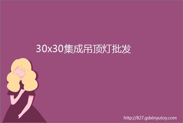 30x30集成吊顶灯批发