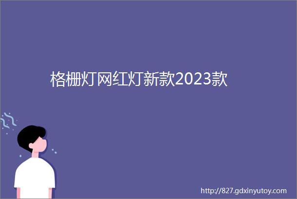 格栅灯网红灯新款2023款