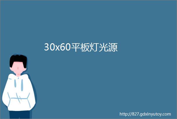 30x60平板灯光源