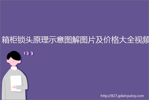 箱柜锁头原理示意图解图片及价格大全视频